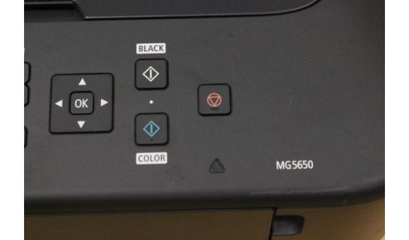 scanner CANON MG5650, zonder kabels, werking niet gekend